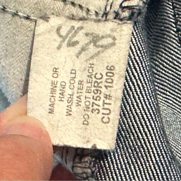 David Kahn low rise flare leg boot jeans denim 90s Y2K 27 - Picture 7 of 7